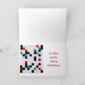 Carte de voeux à thème Noël (Intérieur)