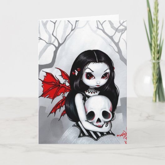 Carte de voeux "A Walk Through the Cemetery" (Devant)