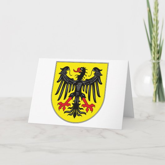 Carte de voeux Aachen Coat of Arms (Devant)