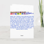 Carte de voeux Abrahamster 17 Secondes / Carte pou (Dos)