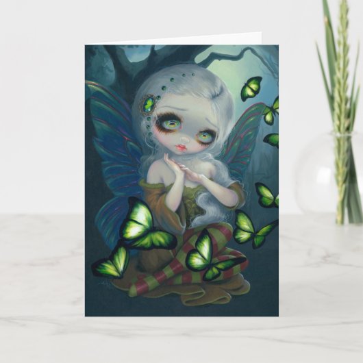 Carte de voeux "Absinthe Butterflies" (Devant)