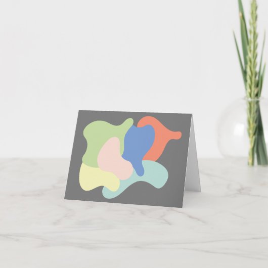 Carte de voeux Abstraite (Devant)