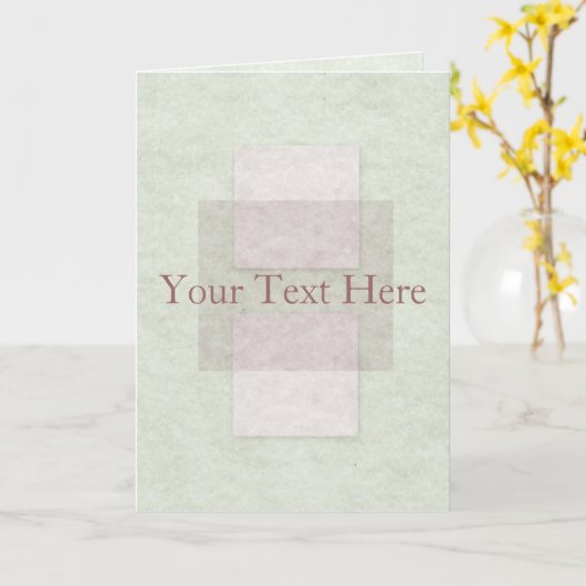 Carte de voeux Abstraite (Fleur jaune)