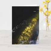 Carte de voeux Abstraite (Fleur jaune)