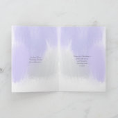 Carte de voeux Abstraite Floral Joyeux anniversair (Intérieur)