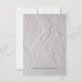 Carte de voeux Abstraite moderne en blanc (Dos)