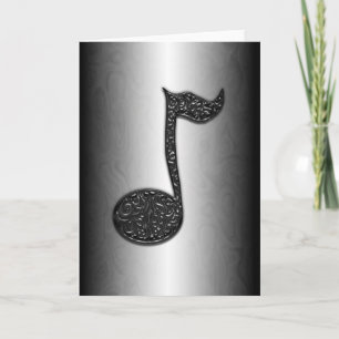 Carte de voeux Abstraite Musicnote