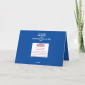 Carte de voeux abstraite vierge cool (Dos)