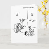 Carte de voeux actuelle de bourdon (Fleur jaune)