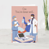 Carte de voeux Adieu ou Adieu (Devant)