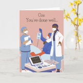 Carte de voeux Adieu ou Adieu (Fleur jaune)