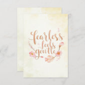 Carte de voeux Affirmation Positive Papeterie (Devant / Derrière)