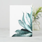 Carte de voeux Agave (Debout devant)