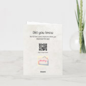 Carte de voeux Ai "Joyeux anniversaire" (Dos)