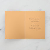 Carte de vœux AI Ostara Lapin (Intérieur)