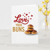 Carte de Vœux 'Aime Tes Miches' (Fleur jaune)
