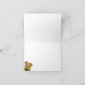 Carte de voeux Airedale (Intérieur)