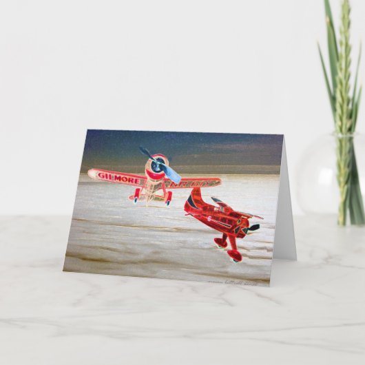 Carte de voeux Airplanes II (Devant)