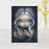 Carte de voeux "Alchemical Angel IV" (Fleur jaune)