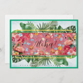 Carte de voeux Aloha (Devant / Derrière)