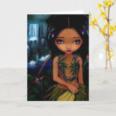 Carte de voeux "Amara" (Fleur jaune)