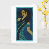 Carte de voeux Amaunet (Fleur jaune)