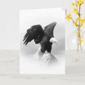 Carte de voeux American Eagle (Fleur jaune)