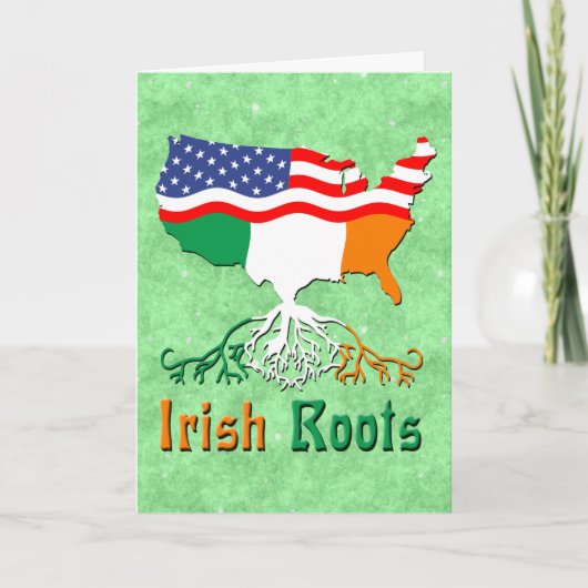 Carte de voeux American Irish Roots (Devant)