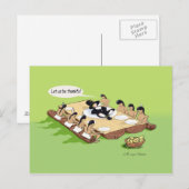 Carte de voeux Amérindienne Thanksgiving (Devant / Derrière)