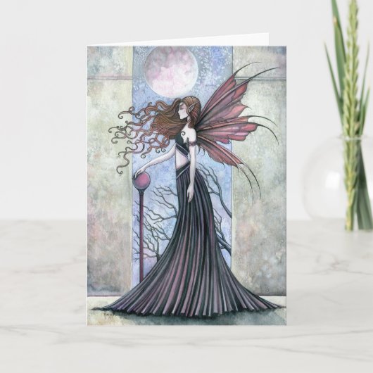 Carte de voeux Amethyst Moon Fairy (Devant)