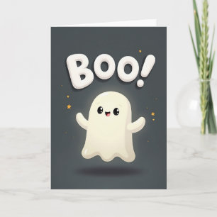 Carte de vœux amicale Boo