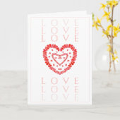 Carte de vœux AMOUR (Fleur jaune)
