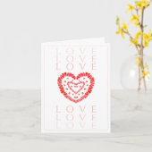Carte de vœux AMOUR (Fleur jaune)