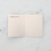 Carte de voeux : Amour D'Un Animal (Intérieur)