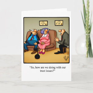 Carte de voeux Amour et mariage amusant Humour