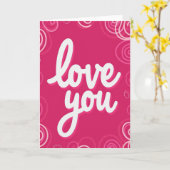 Carte de vœux amour romantique (Fleur jaune)