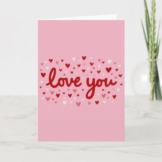 Carte de vœux Amour Sincère (Devant)