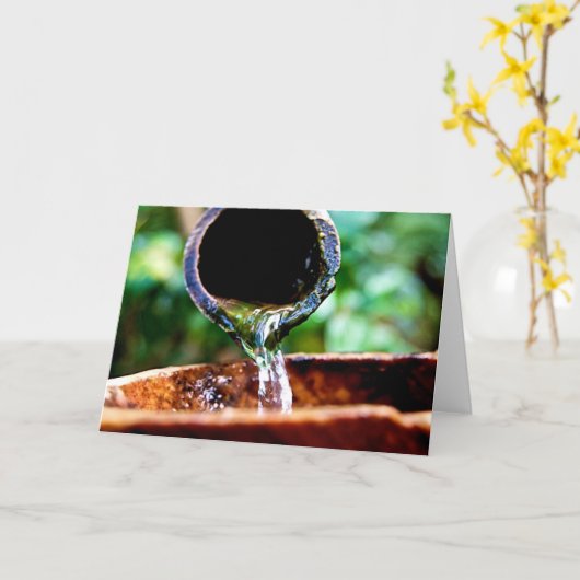 CARTE DE VOEUX AMOUREUSE (Fleur jaune)