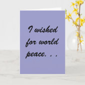 carte de voeux amusante (Fleur jaune)