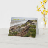 Carte de voeux amusante (Fleur jaune)