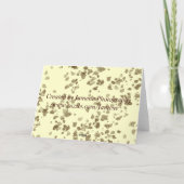 Carte de voeux amusante de Thanksgiving (Dos)