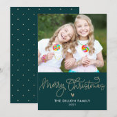 Carte de vœux amusante ÉDITABLE COULEUR pour les f (Devant / Derrière)