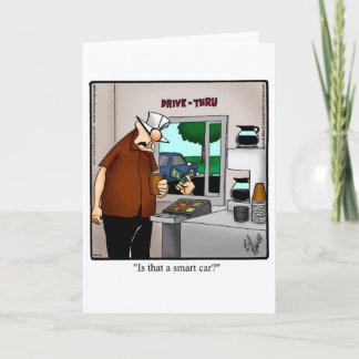 Carte de voeux amusante pour garder le contact