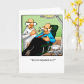 Carte de voeux amusante pour garder le contact (Fleur jaune)