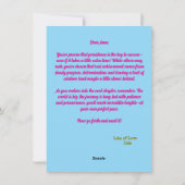 Carte de voeux amusante pour la graduation de l'es (Dos)