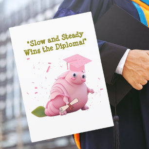 Carte de voeux amusante pour la graduation de l'es