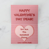 Carte de voeux amusante pour la Saint-Valentin (Intérieur)