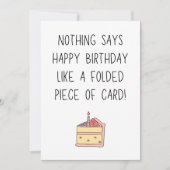 Carte de voeux amusante pour l'anniversaire (Devant)