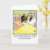 Carte de voeux amusante "Spectickles" (Fleur jaune)