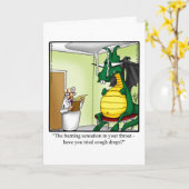 Carte de voeux amusante "Spectickles" (Fleur jaune)